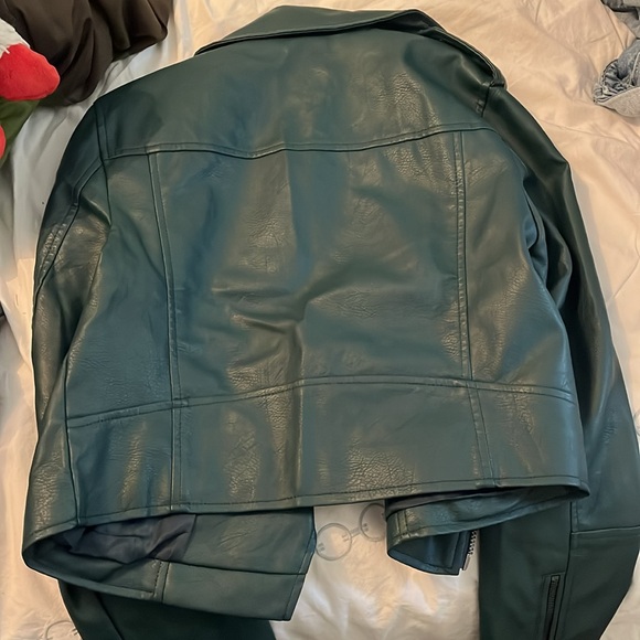 7 for all mankind faux leather jacket - Picture 3 of 3